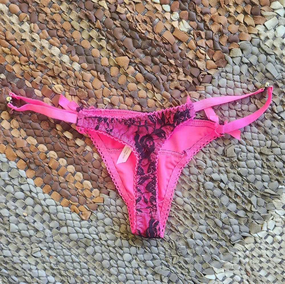 Native Hot Pink Thong Lace Panty